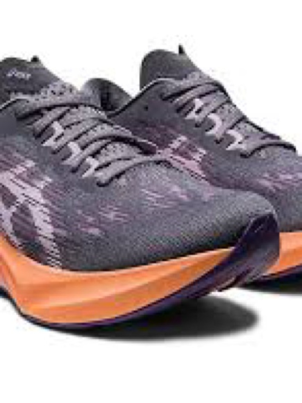 Asics Women's Gray and Orange Performance Running Shoes Metropolis Size 9.5 - Picture 2 of 7